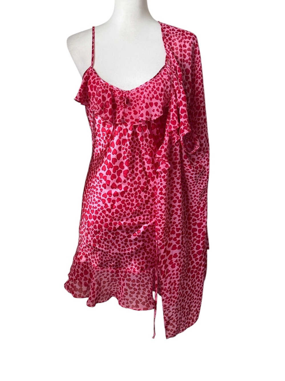 Lingerie Chemise Slip Robe Set - Picture 6 of 12